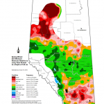 soil moisture map