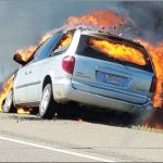 van fire